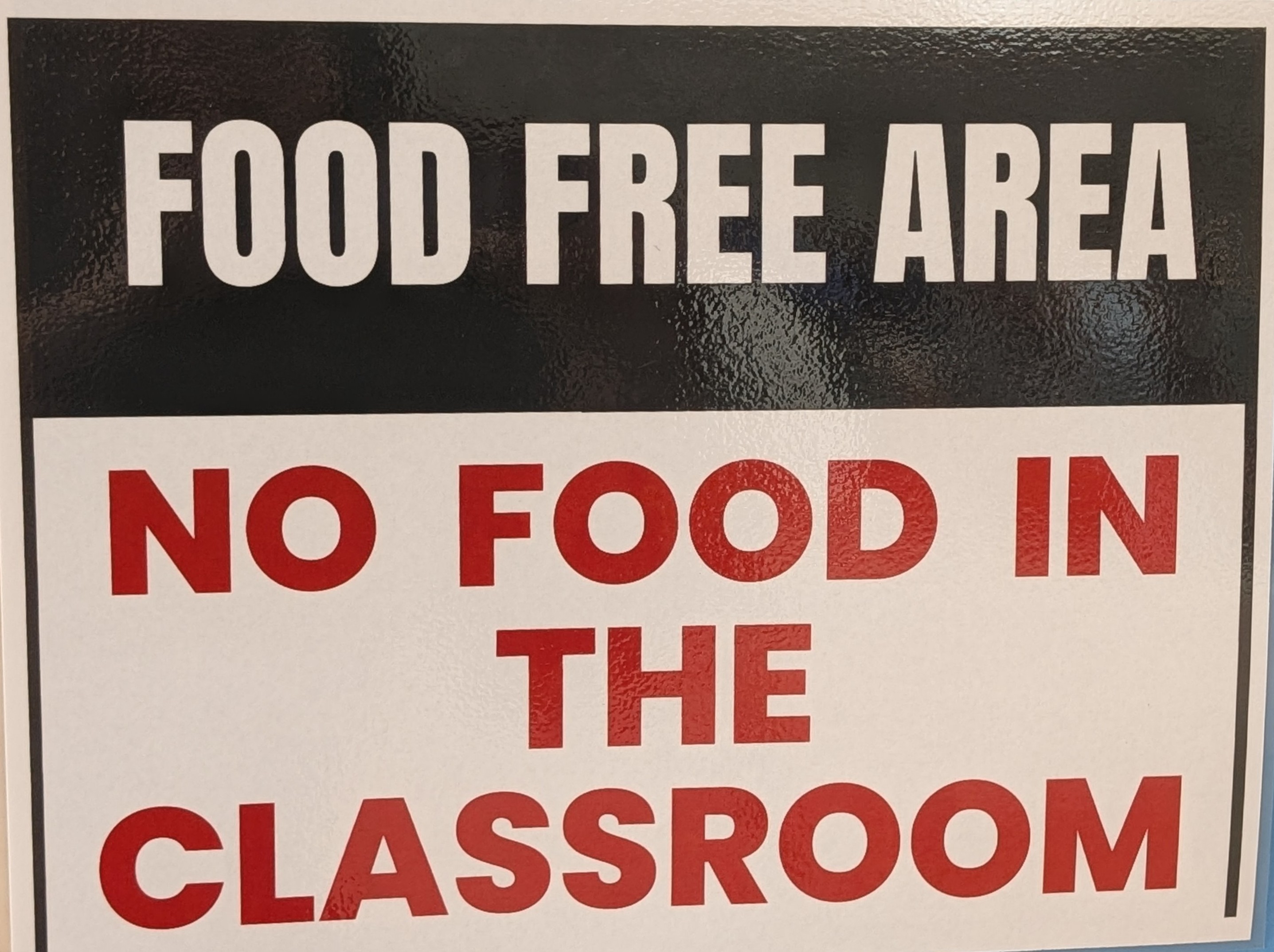 Observing the No Food Rule